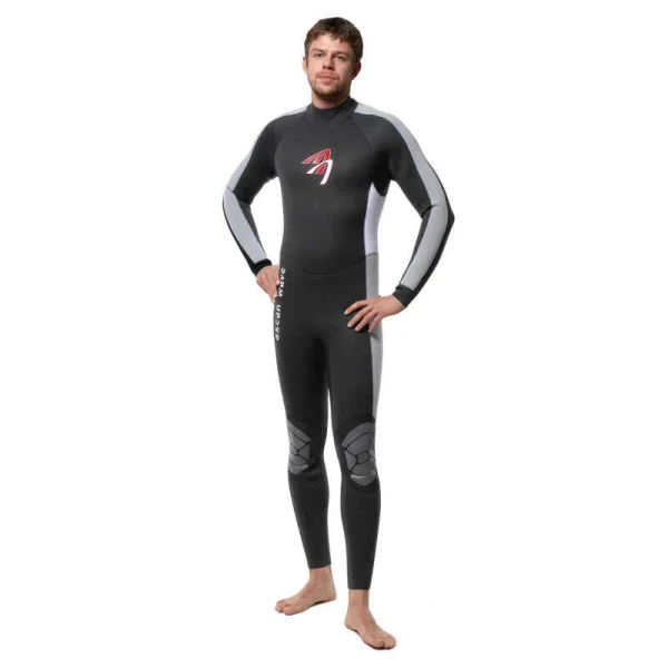 Ascan Neoprenanzug Wave Overall 5/4 Herren Langarm Schwarz (co) – Größe 3XL/ 58 1