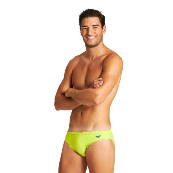 Badehose Slip Arena Santa Herren Gelb 1