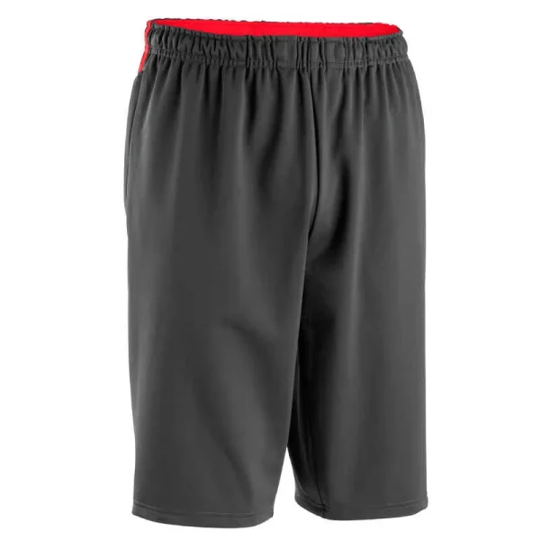 Kipsta Damen/Herren Fussballhose Knielang – Viralto Rot/grau 1