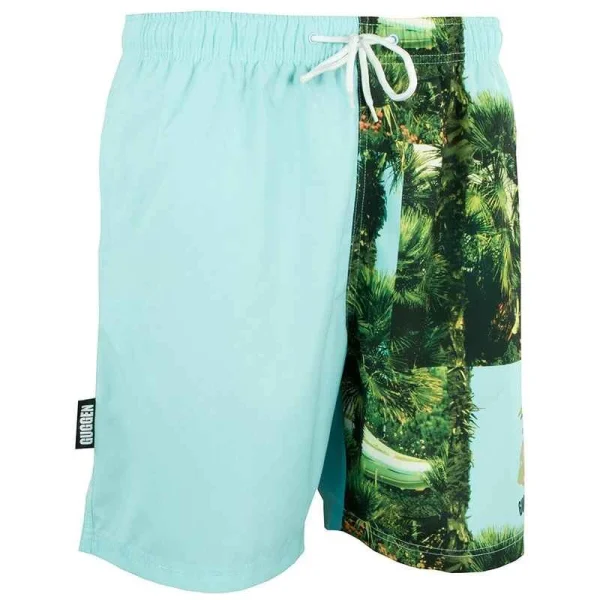 GUGGEN MOUNTAIN ZM1601 Herren Badehose Mit Palmen *High Quality Print* 1