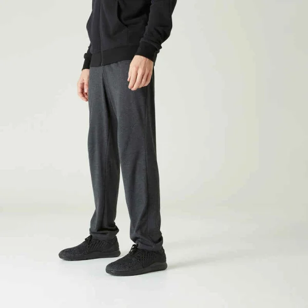 Domyos Jogginghose Herren Slim- 100 Dunkelgrau 1