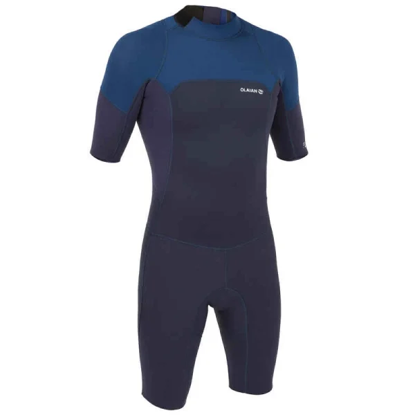 OLAIAN Neopren Shorty Surfen 500 1,5 Mm Herren Blau 1