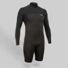 OLAIAN Neoprenanzug Surfen Shorty 900 Langarm No Zip Herren Schwarz 14
