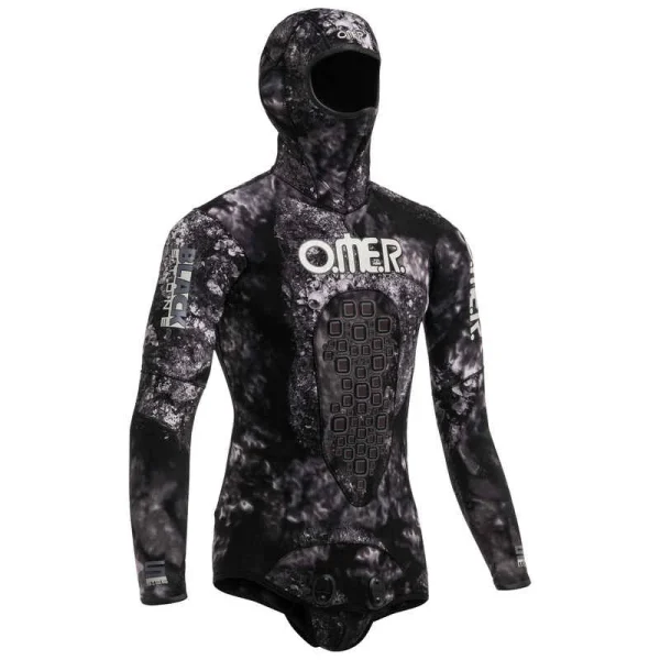 Neoprenjacke Tauchen Omer Blackstone 5 mm Glattneopren 1