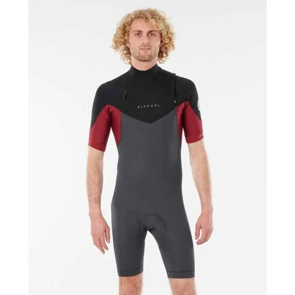 Rip Curl Neoprenanzug D PATROL GB C/Z SPRING 2/2 Herren Shorty MAROON 2021 – Grö 1