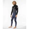Rip Curl Neoprenanzug FLASHBOMB C/ZIP 5/3 Herren Langarm 4099-SLATE 2022 – Größe 5
