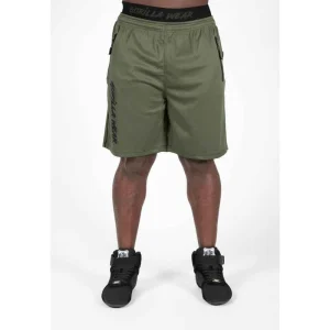 Gorilla Wear Shorts – Mercury Mesh – Schwarz/Rot 9