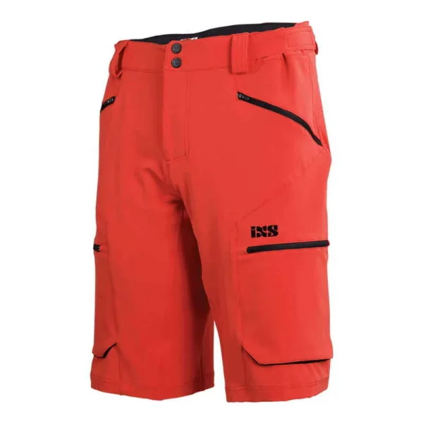 IXS Tema 6.1 Trail Shorts – Fluor Red 1