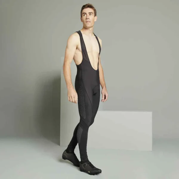 Rockrider Tights MTB XC Schwarz/grau 1