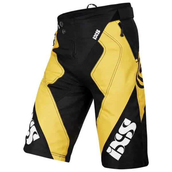IXS Vertic 6.1 DH Shorts – Yellow/black 1